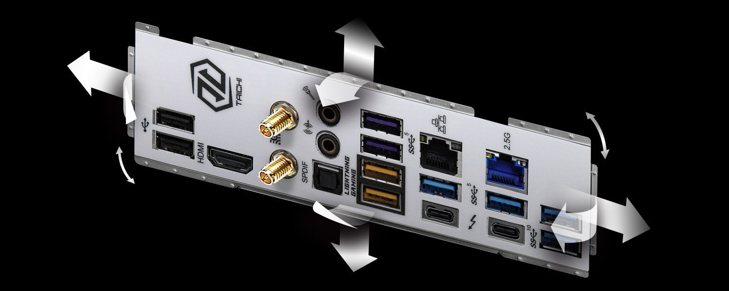 Flexible Integrated IO Shield